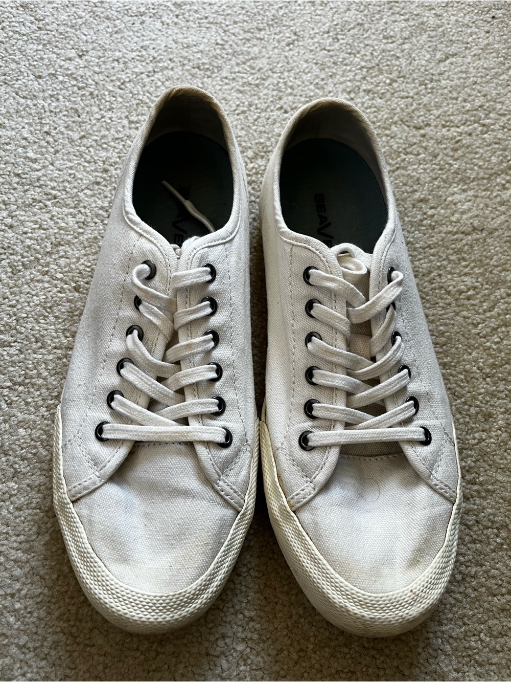 W’s sz 9 SeaVees Canvas Sneakers